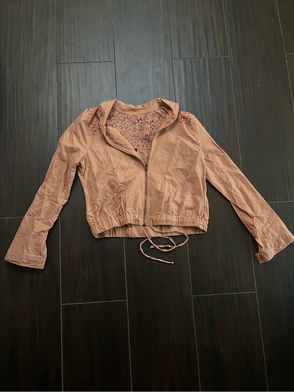 mine Women’s Lightweight Cropped Jacket - Dusty Rose